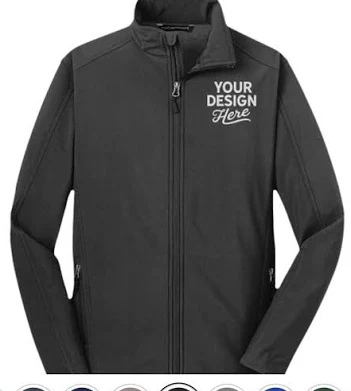 Branded softshell jacket